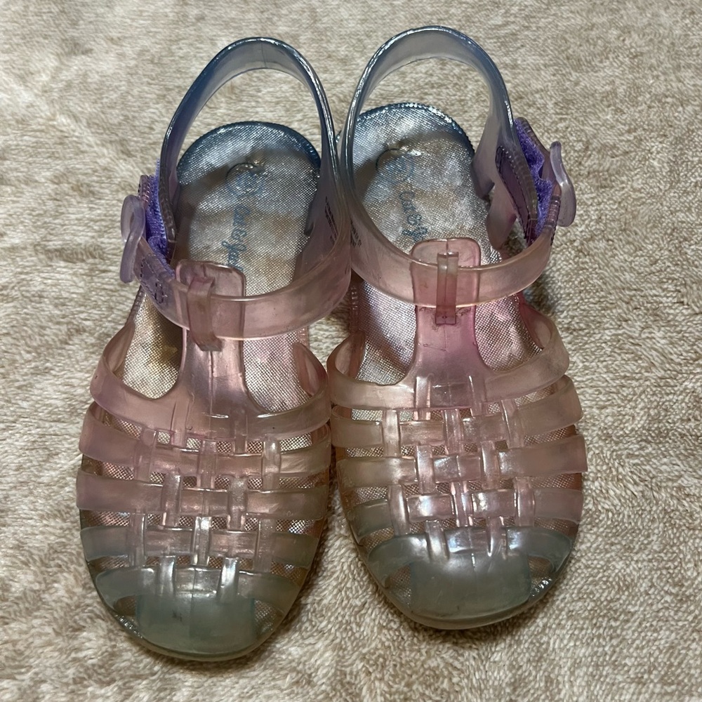 Cat & Jack Kids' Pink and Purple Sandals